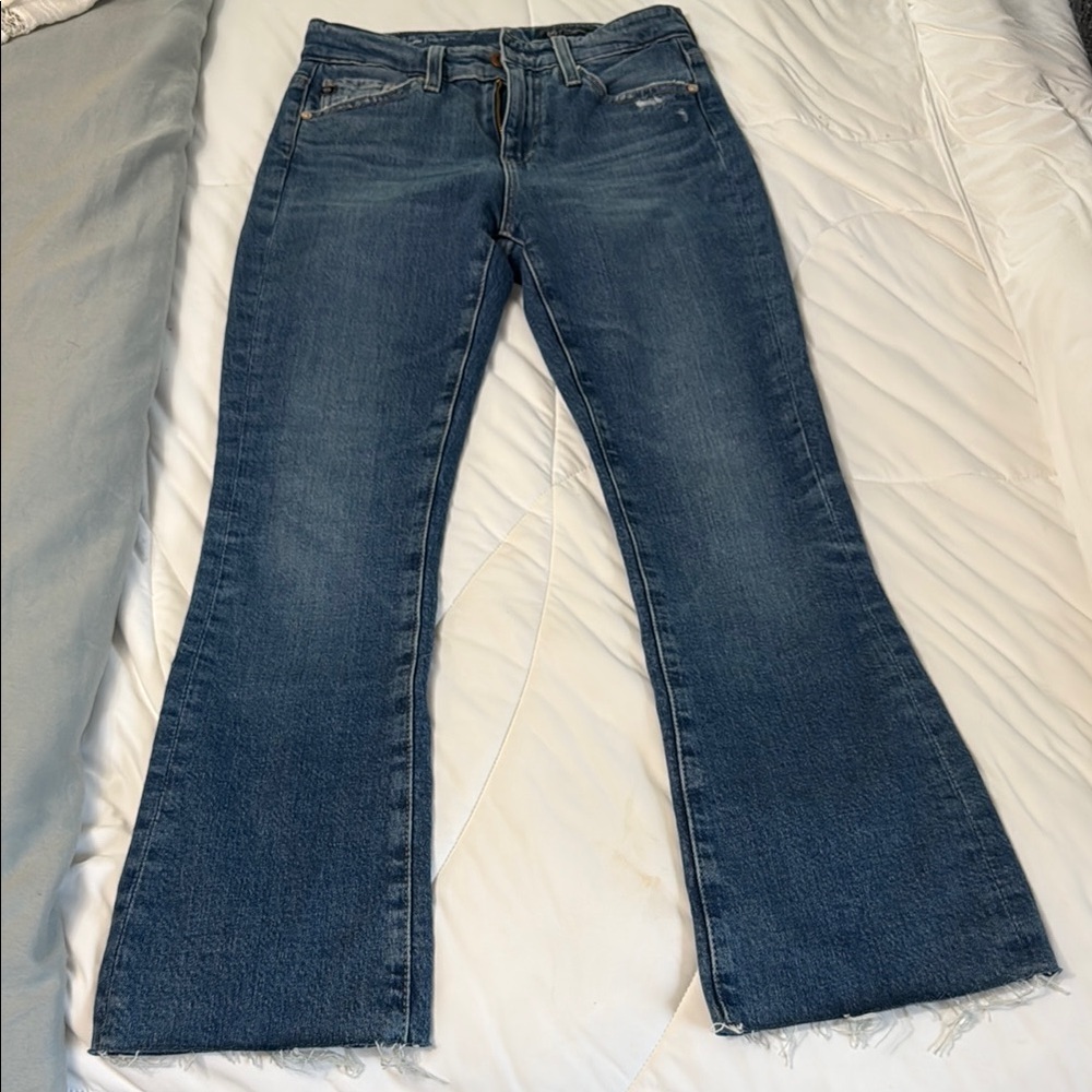 Ag Adriano Goldschmied Blue Flare Wide Leg Jeans- NWOT, never worn
